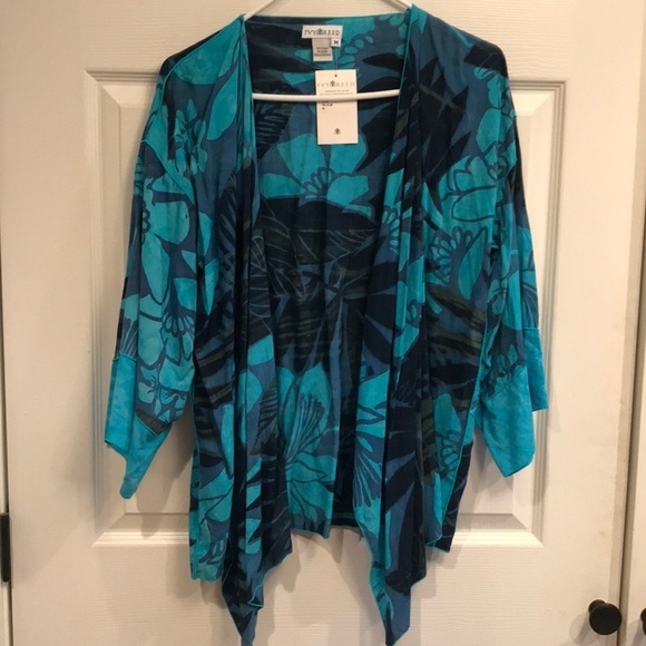 Ivy Reed size M open front lightweight cover up - Picture 1 of 4